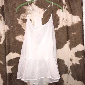 White babydoll tank